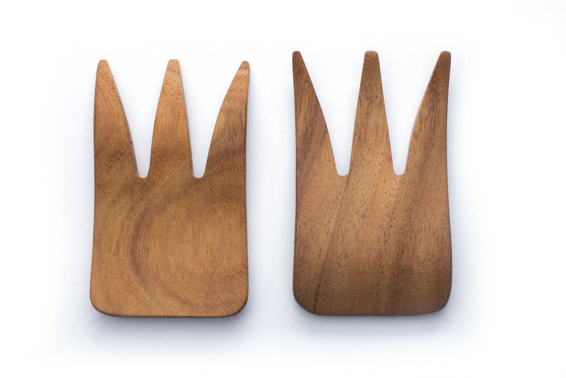 Bear Claw Salad Server Set, Acacia Wood, 2-Piece